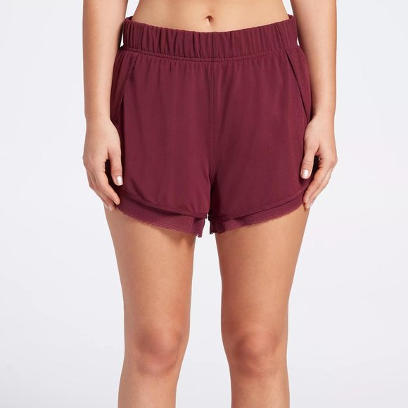 NWT CALIA Women's Mixed Mesh Shorts - Picture 2 of 5